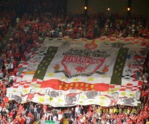 yapboz Bayrağı FC Liverpool